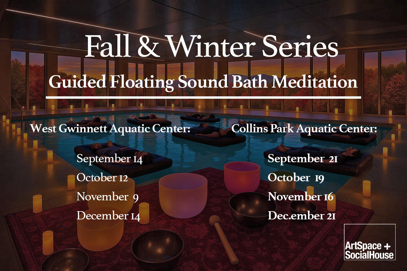 Campaign cover image for Floating Sound Bath- Fall & Winter Series