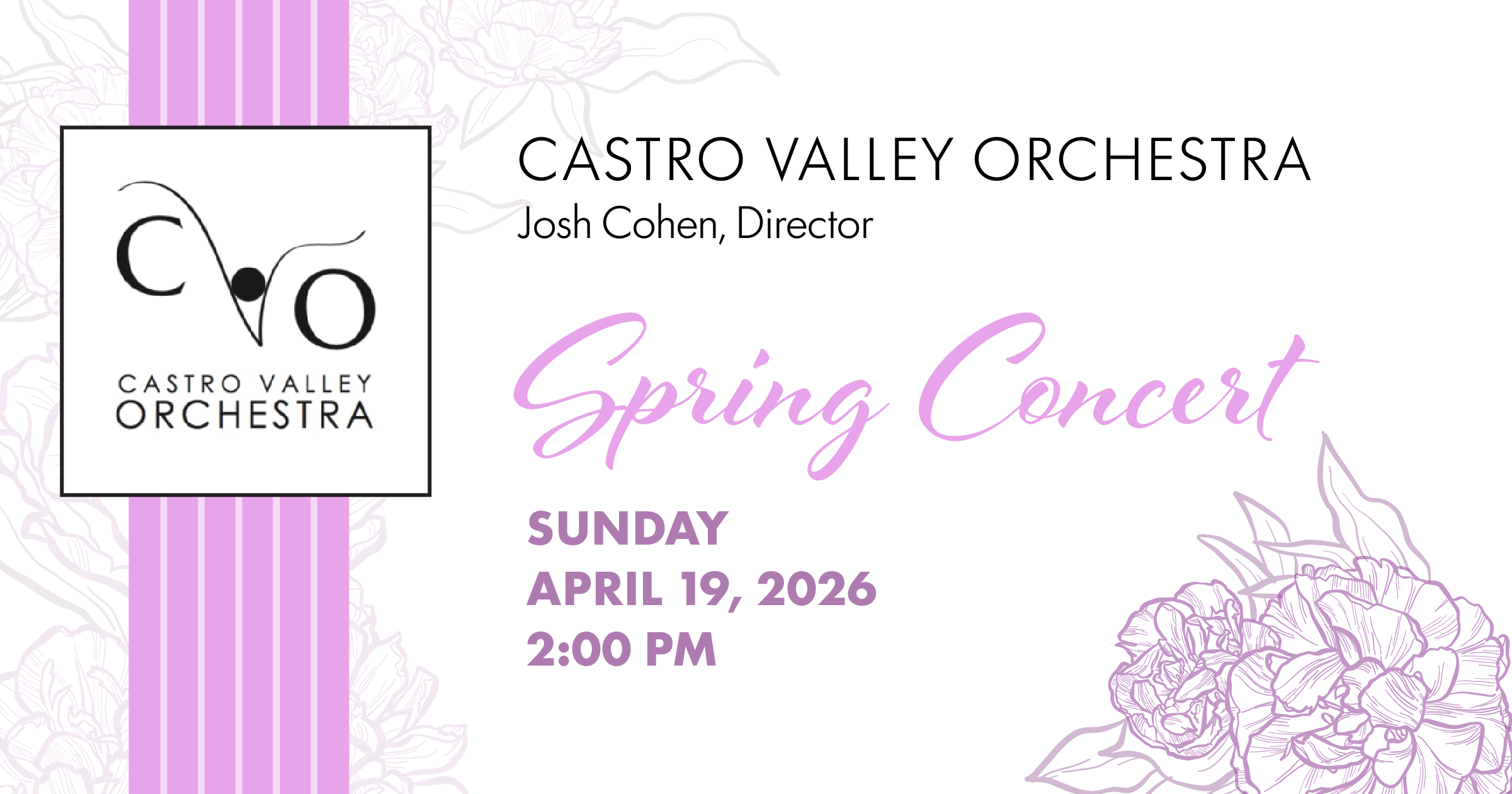 Campaign cover image for Castro Valley Orchestra Spring Concert 2026