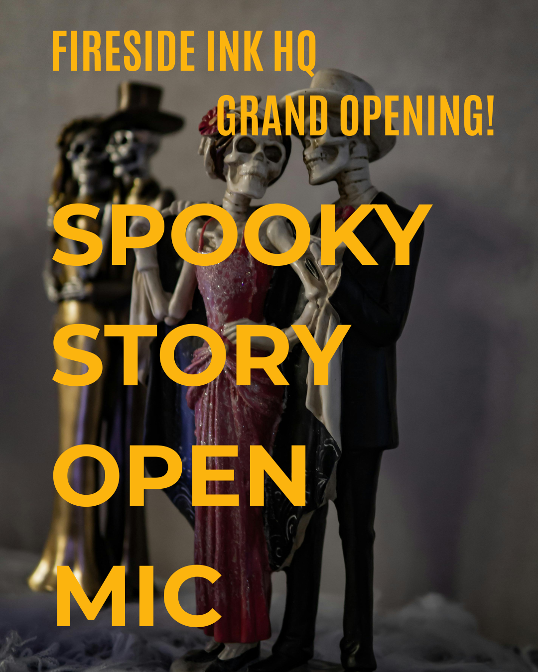 Campaign cover image for HQ Grand Opening & Spooky Story Open Mic