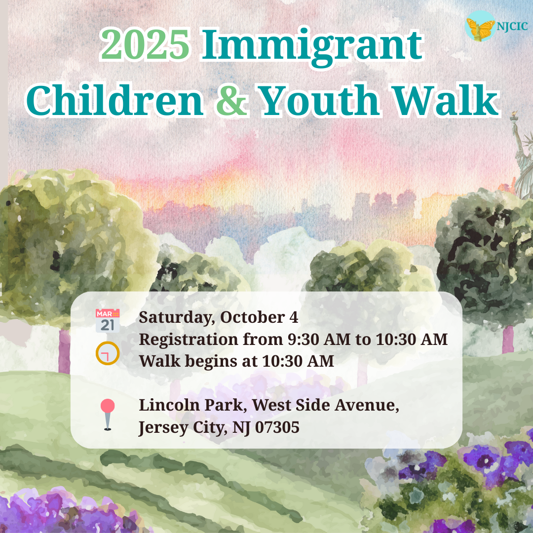 Campaign cover image for NJCIC's 2025 Immigrant Children & Youth Walk