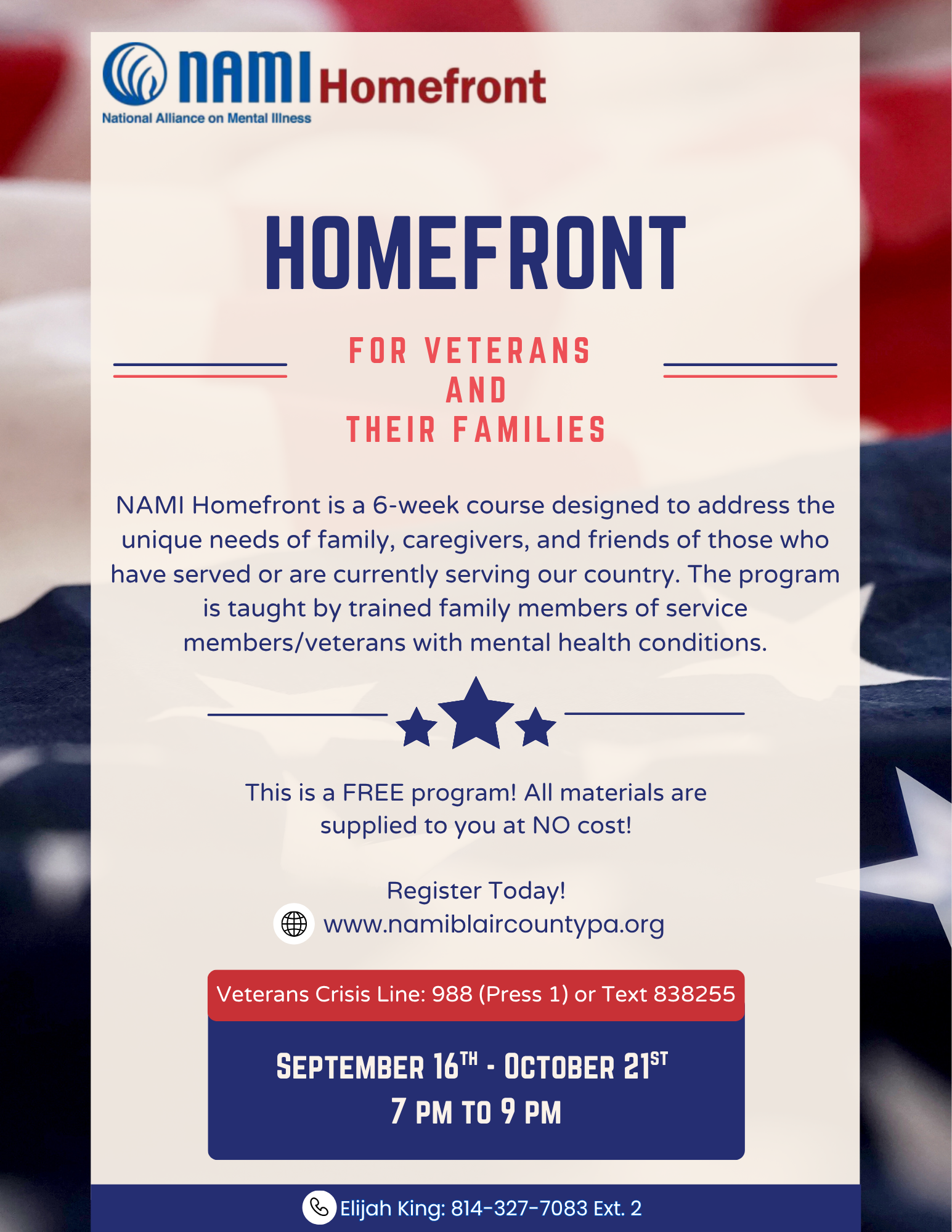Campaign cover image for NAMI Homefront