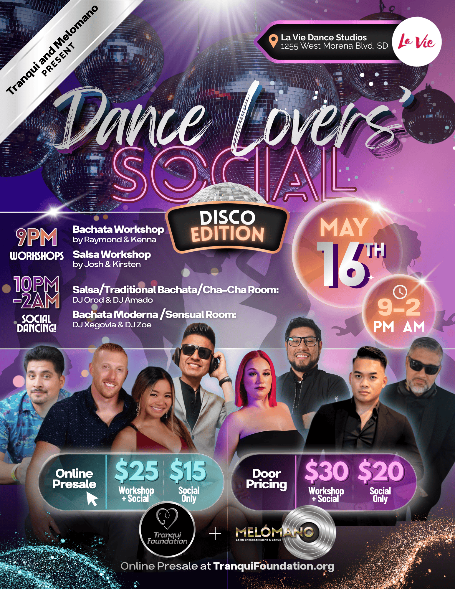 Campaign cover image for Dance Lovers' Social 🪩 5/16