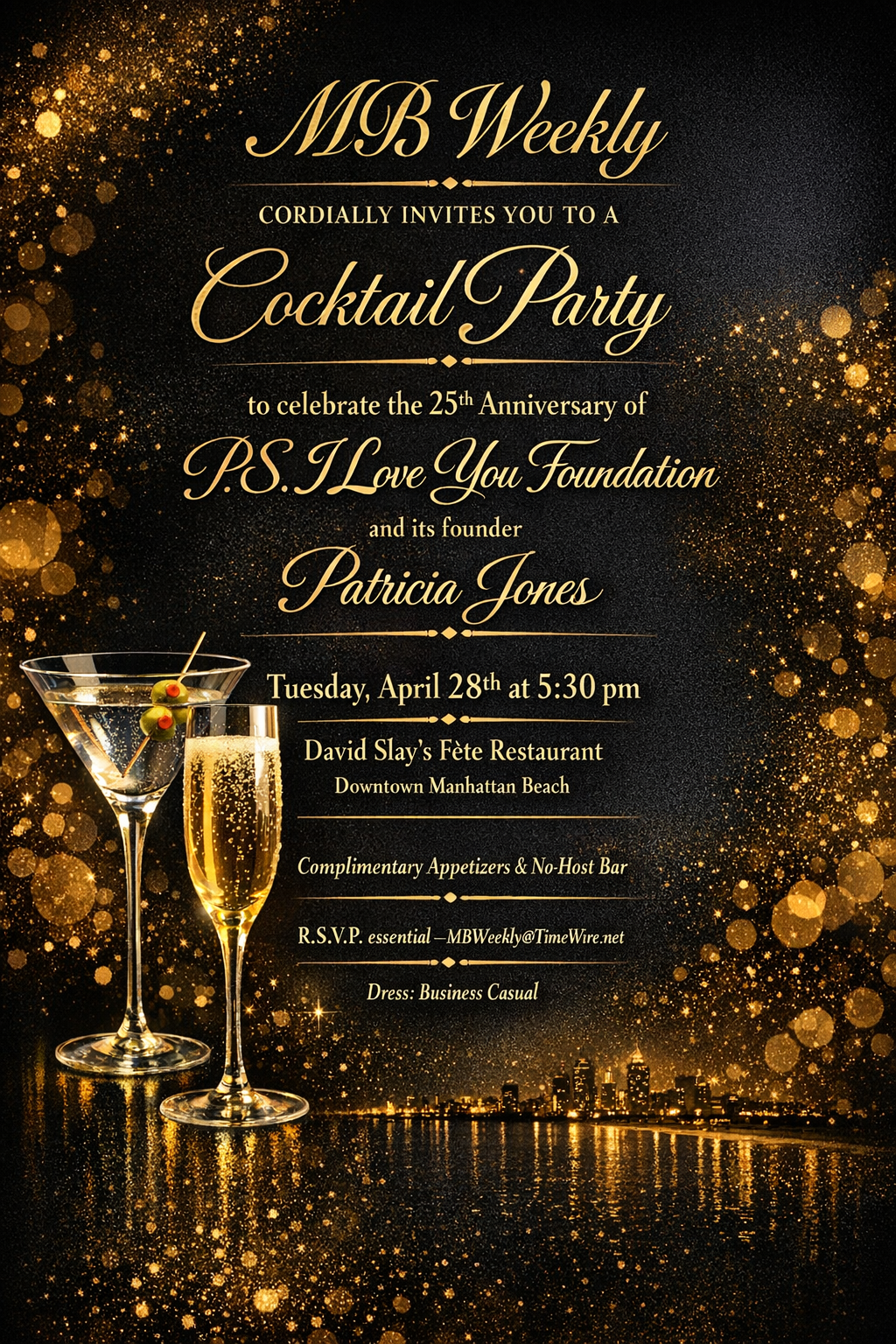 Campaign cover image for Join PS I Love You Foundation's 25th Anniversary Celebration hosted by MB Weekly & Slay Fete