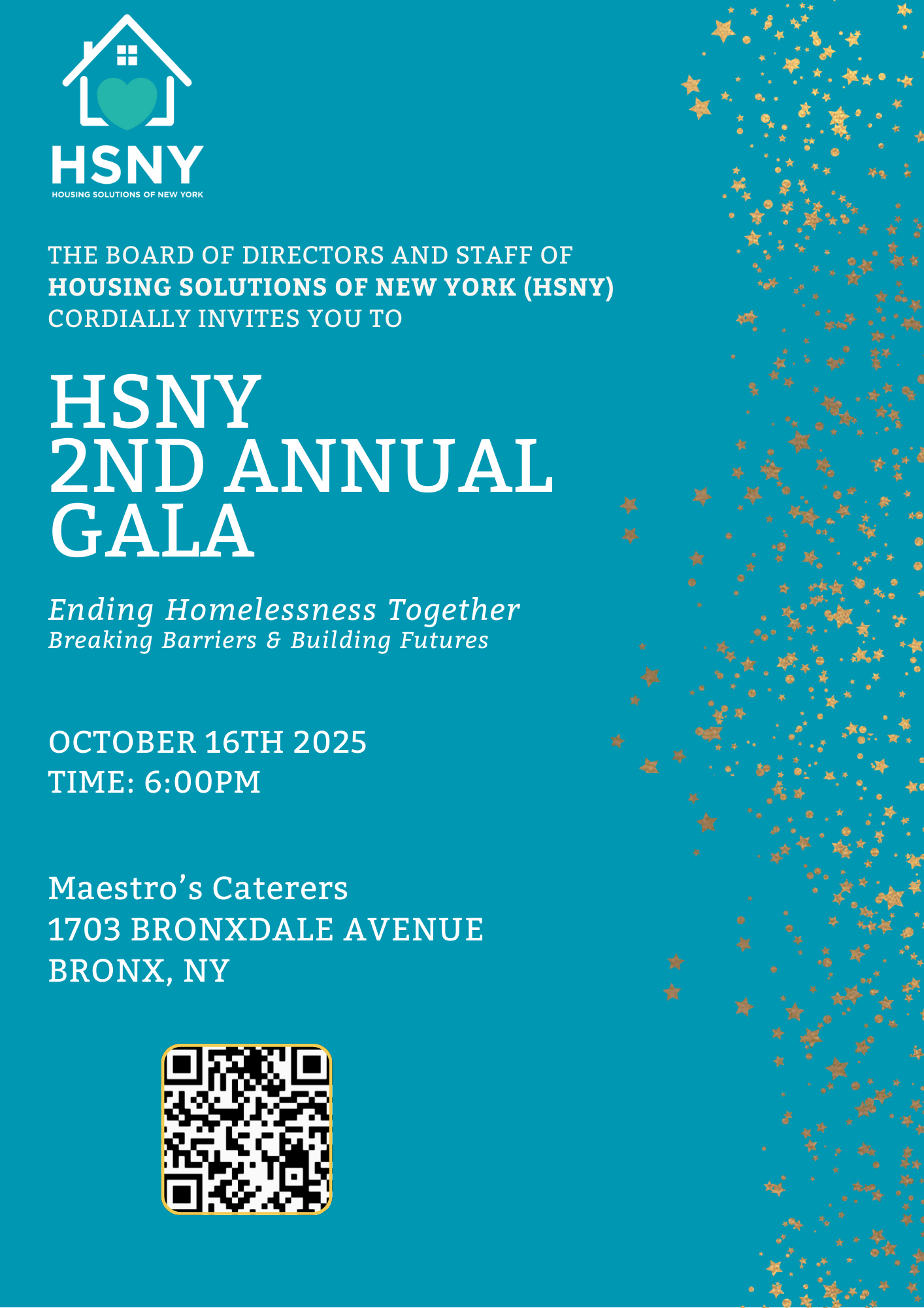 Campaign cover image for Housing Solutions of New York  2nd Annual Gala