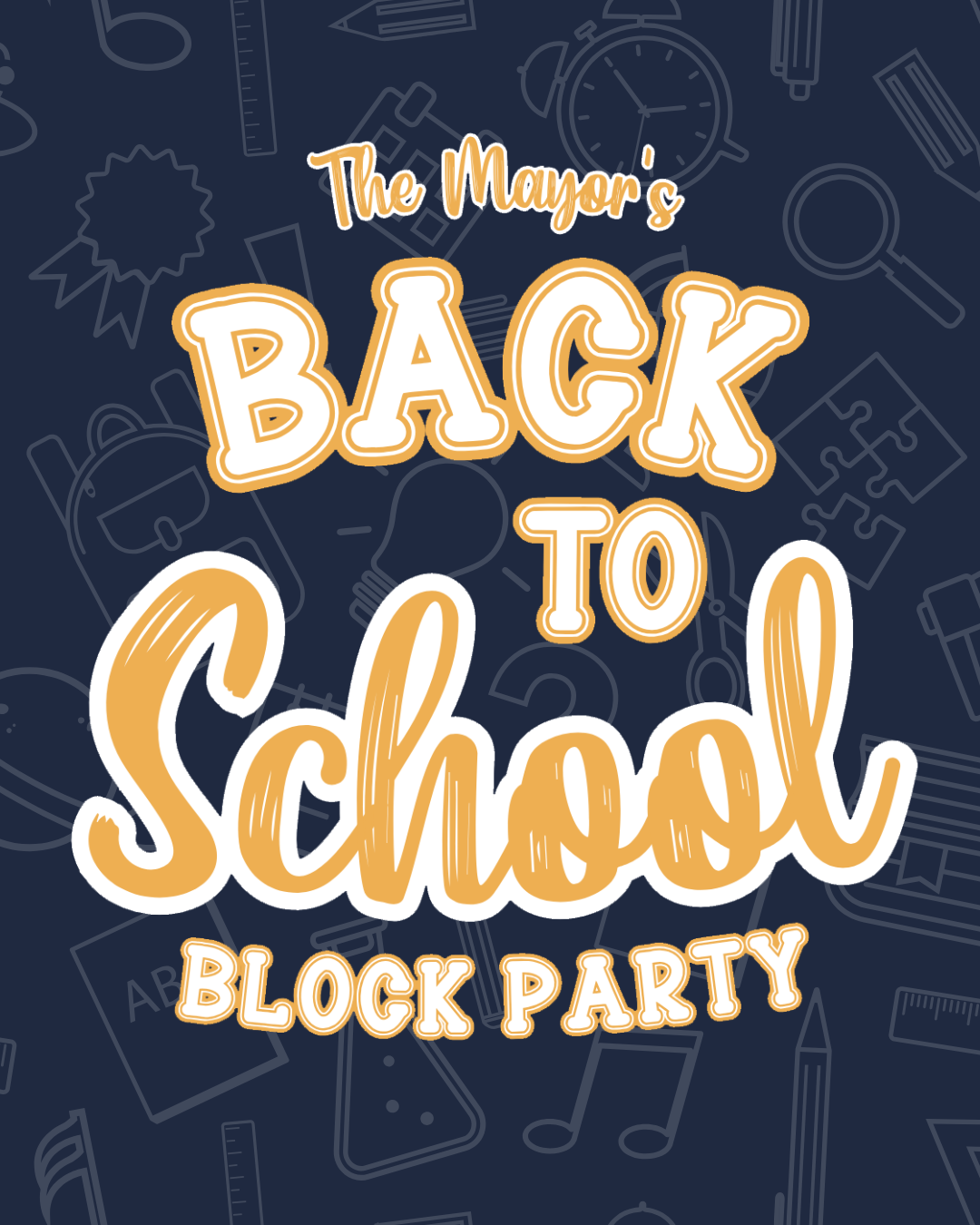 Campaign cover image for Mayor's Back to School Block Party-Vendor Registration