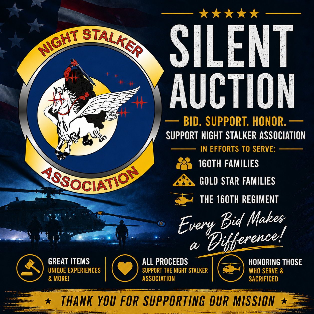 Campaign cover image for Night Stalker Association Auction