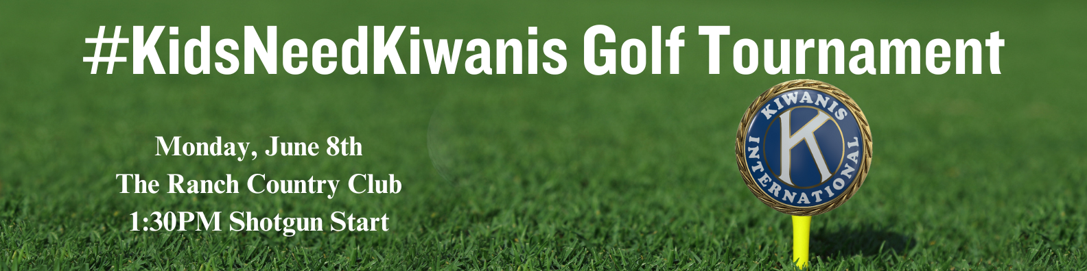 Campaign cover image for 6th Annual #KidsNeedKiwanis Golf Tournament