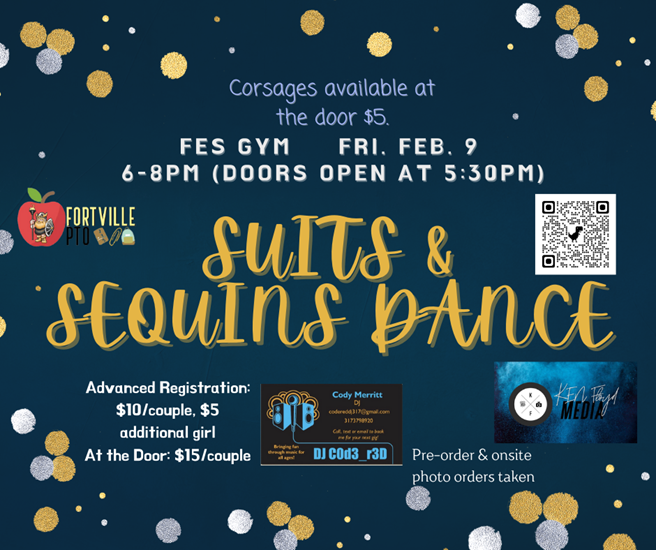 Campaign cover image for Suits & Sequins Dance 2024