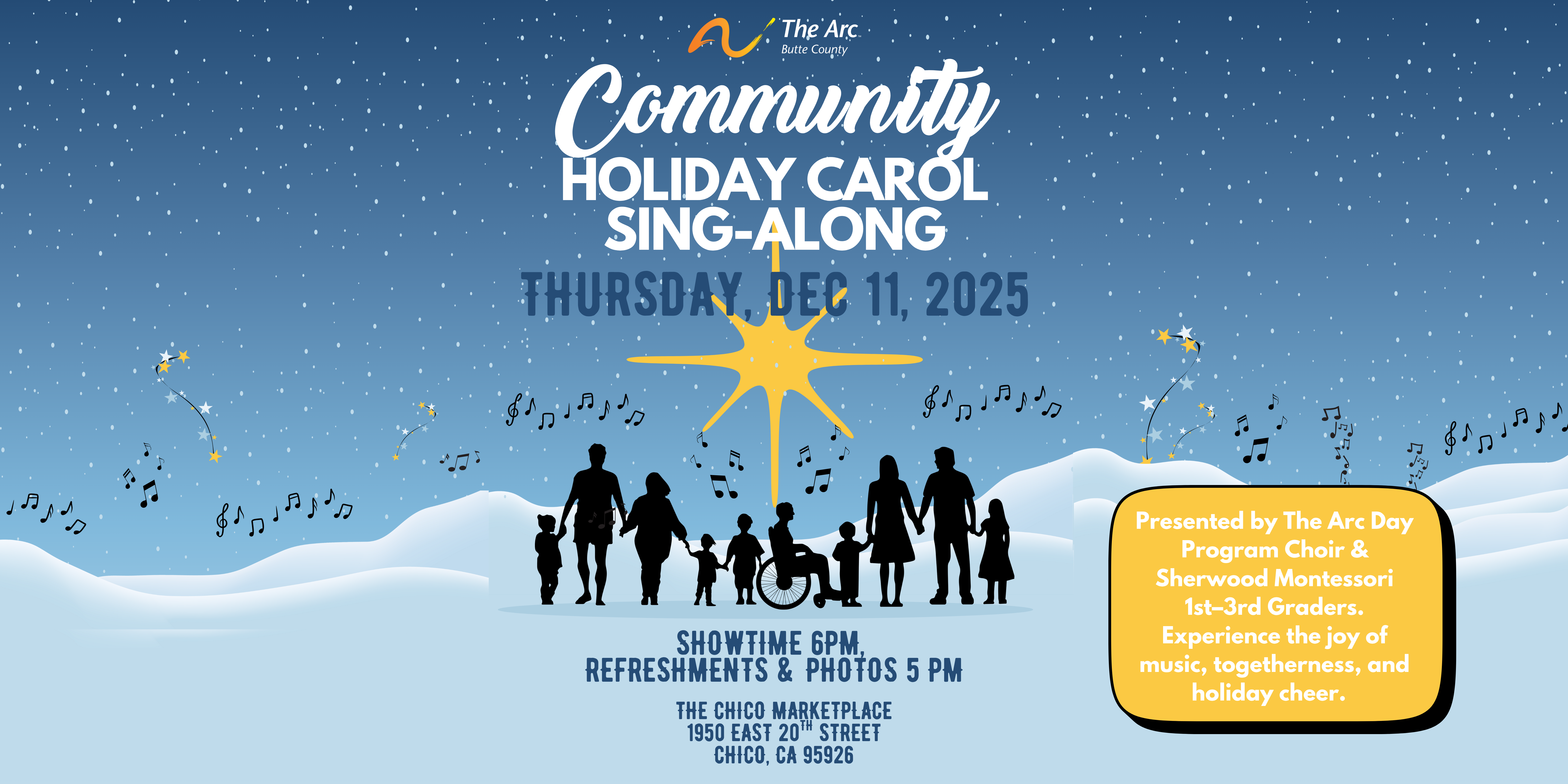 Campaign cover image for The Community Holiday Carol Sing-Along