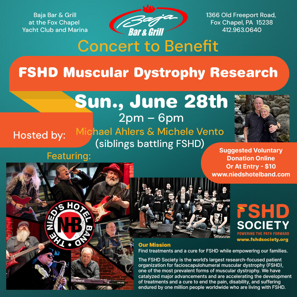 Campaign cover image for Concert to Benefit FSHD Muscular Dystrophy Research