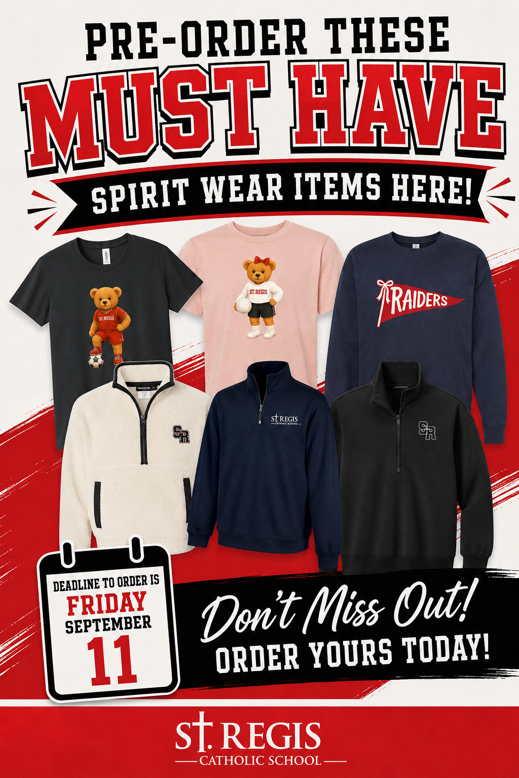 Campaign cover image for 2026 Spirit Wear Back to School Order