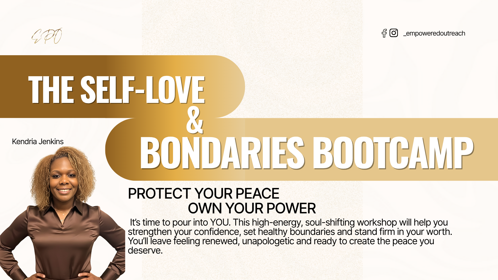 Campaign cover image for Sponsor the Self-Love & Boundaries Bootcamp (Workshop) in 2026