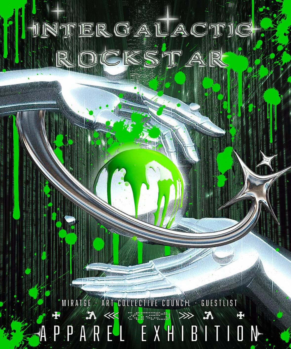 Campaign cover image for Intergalactic Rockstar - Bar menu