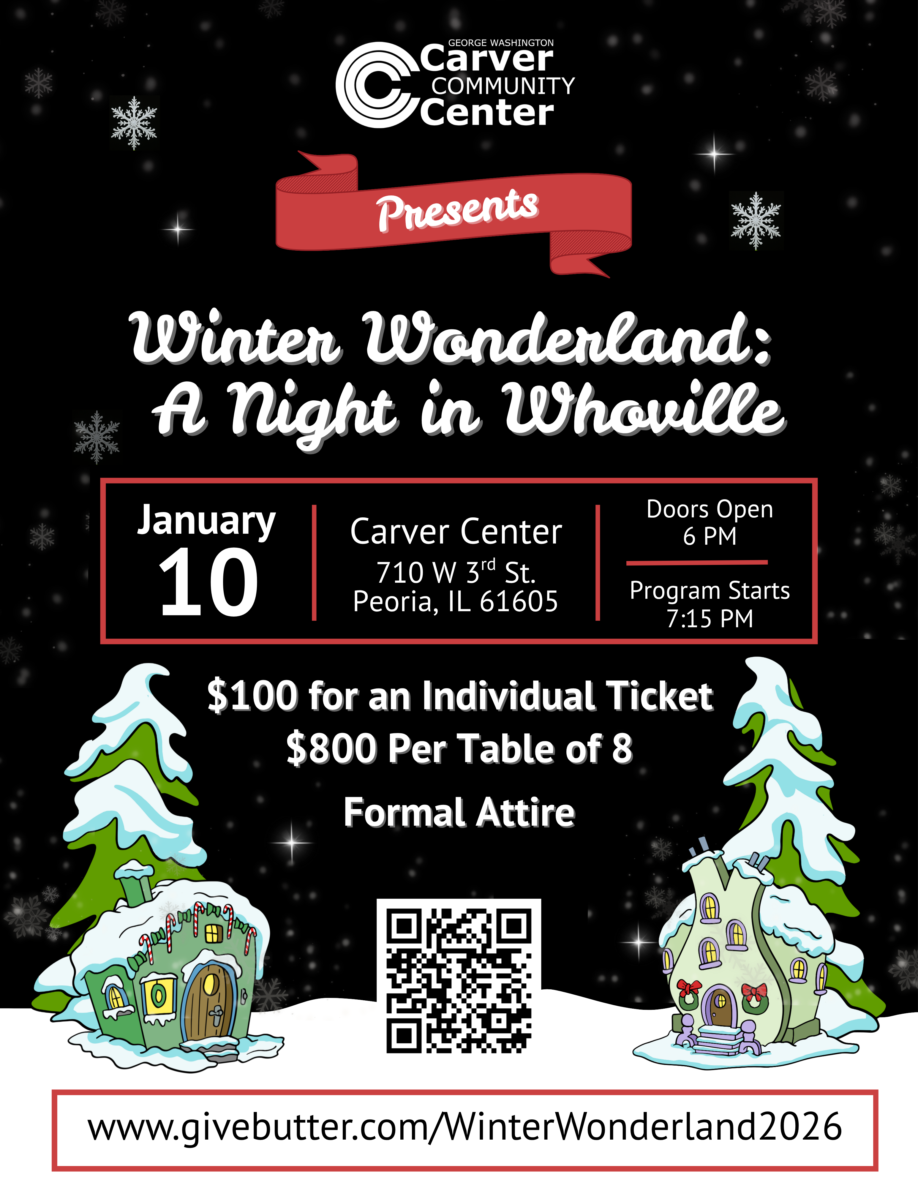 Campaign cover image for The Carver Center Presents, Winter Wonderland: A Night in Whoville