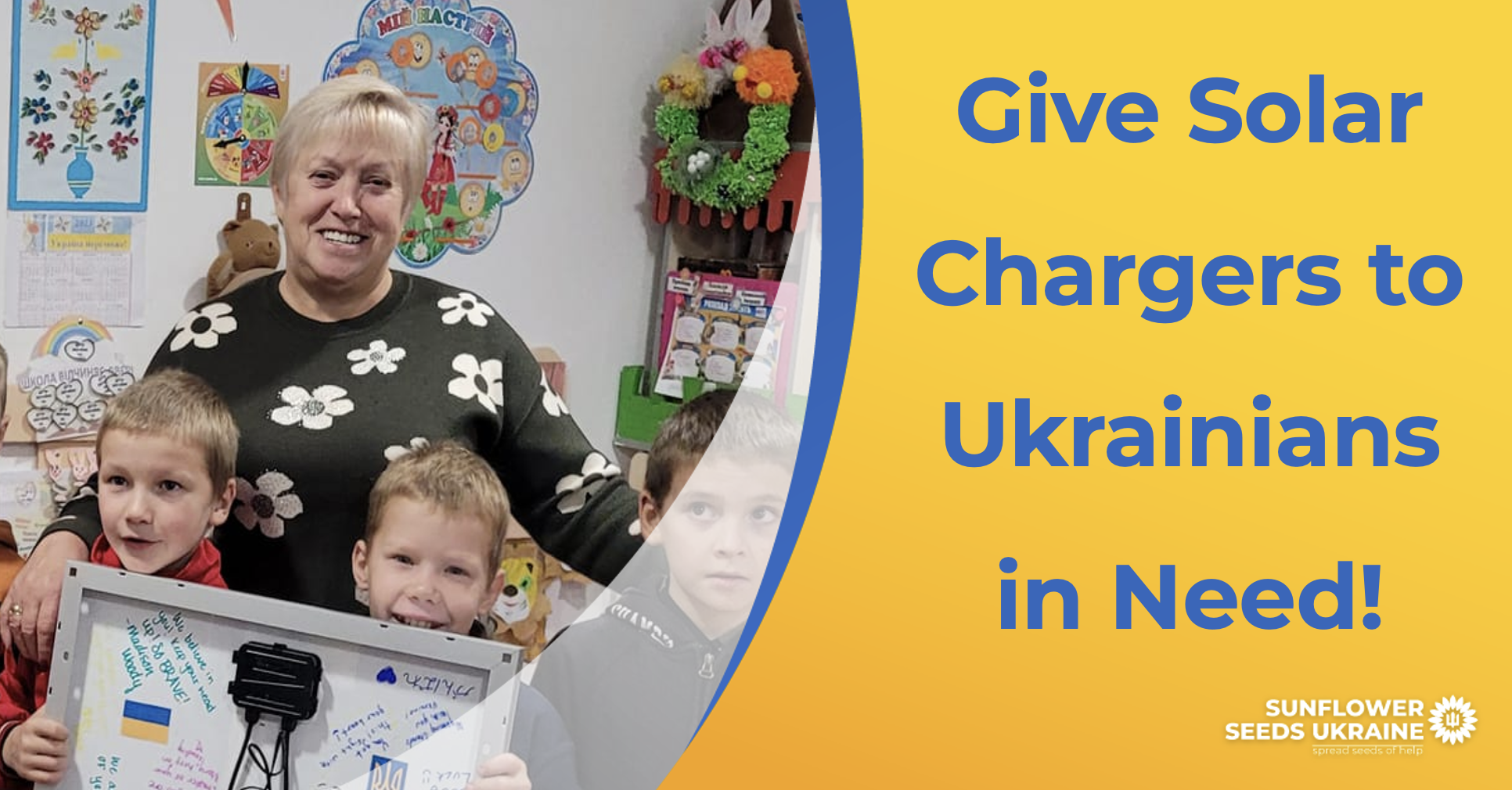 Campaign cover image for Solar Chargers for Ukraine