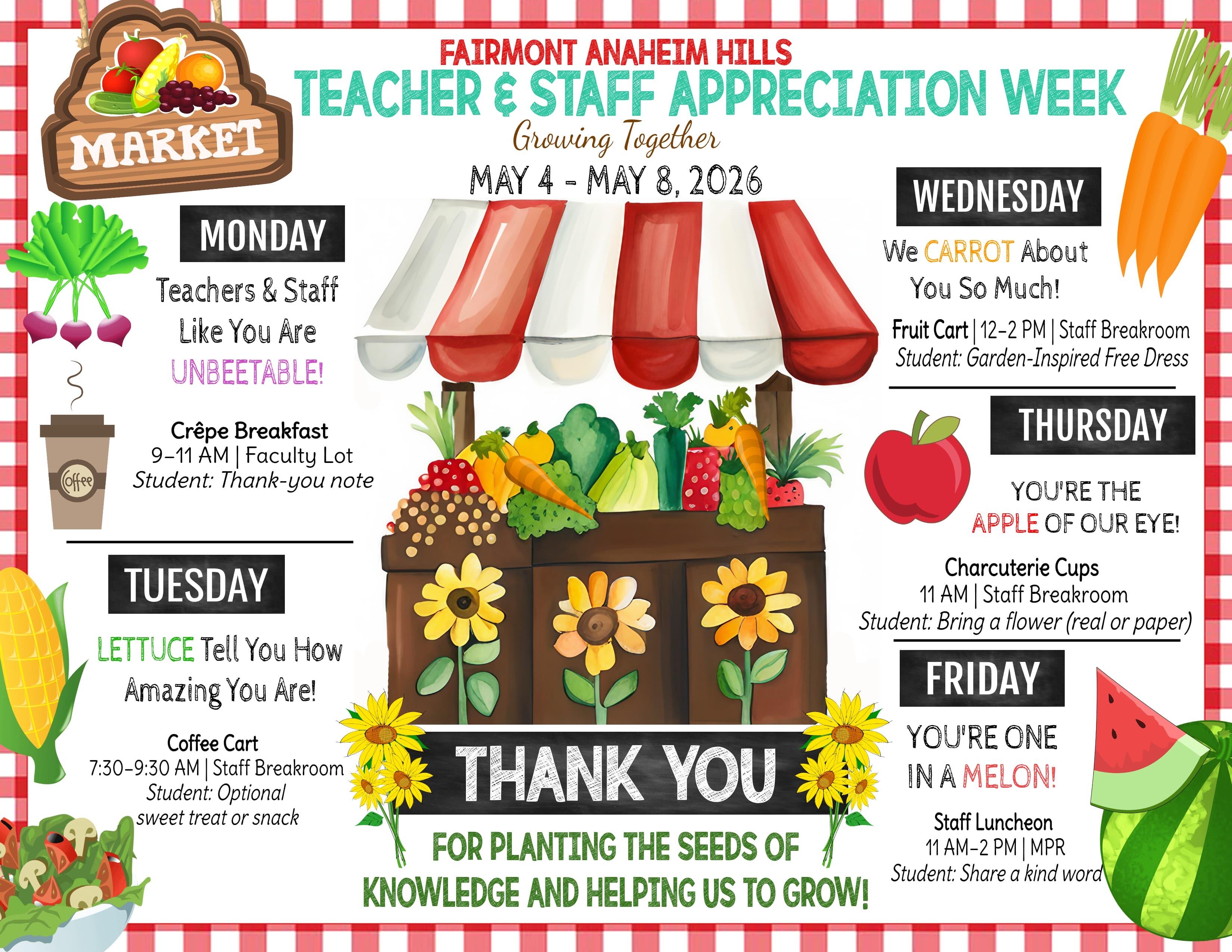 Campaign cover image for Fairmont Anaheim Hills Teacher & Staff Appreciation Week 2026