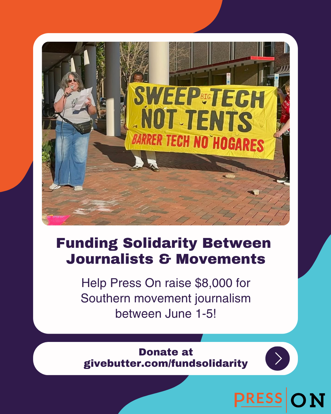 Campaign cover image for Funding Solidarity Between Journalists & Movements