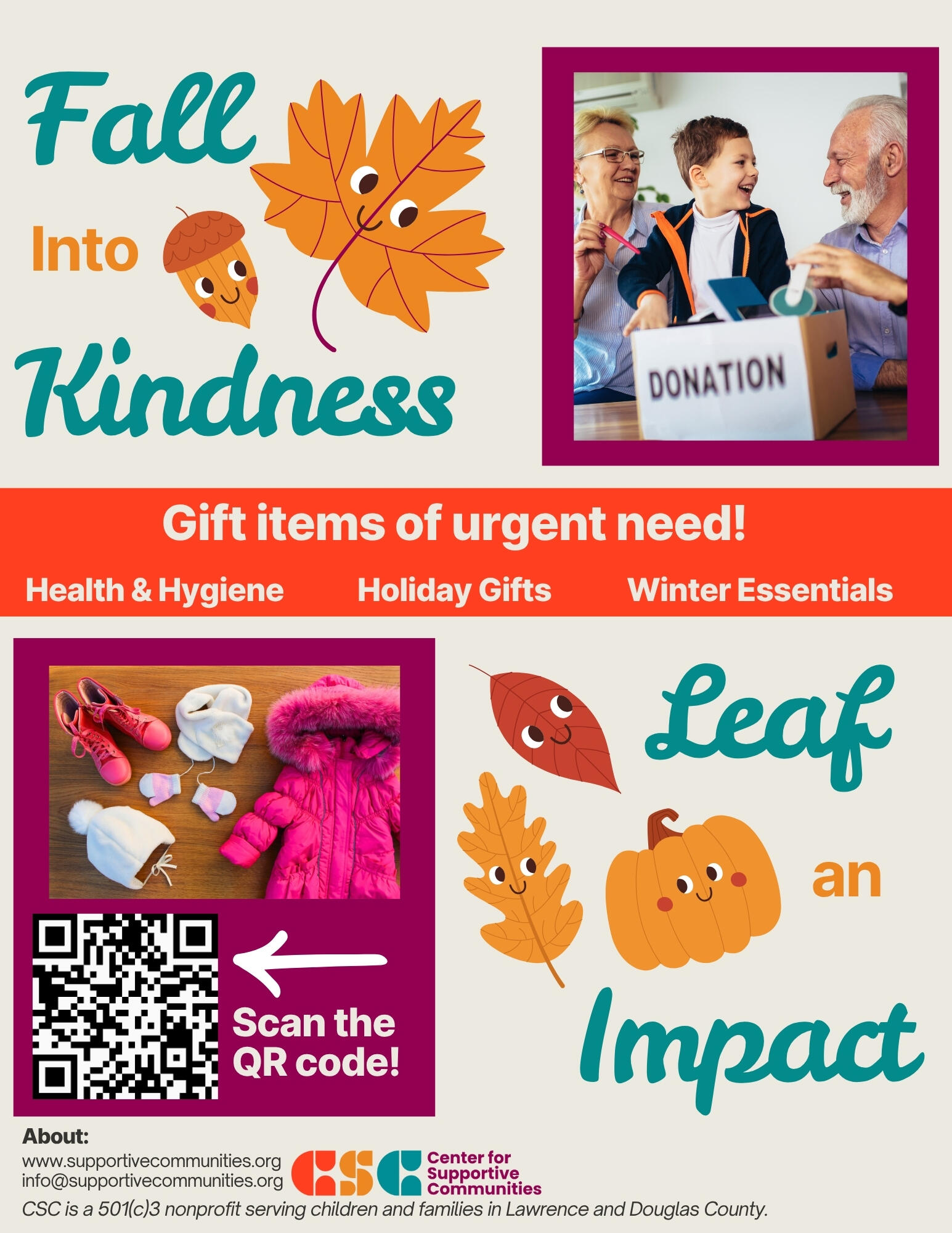 Campaign cover image for Fall Into Kindness