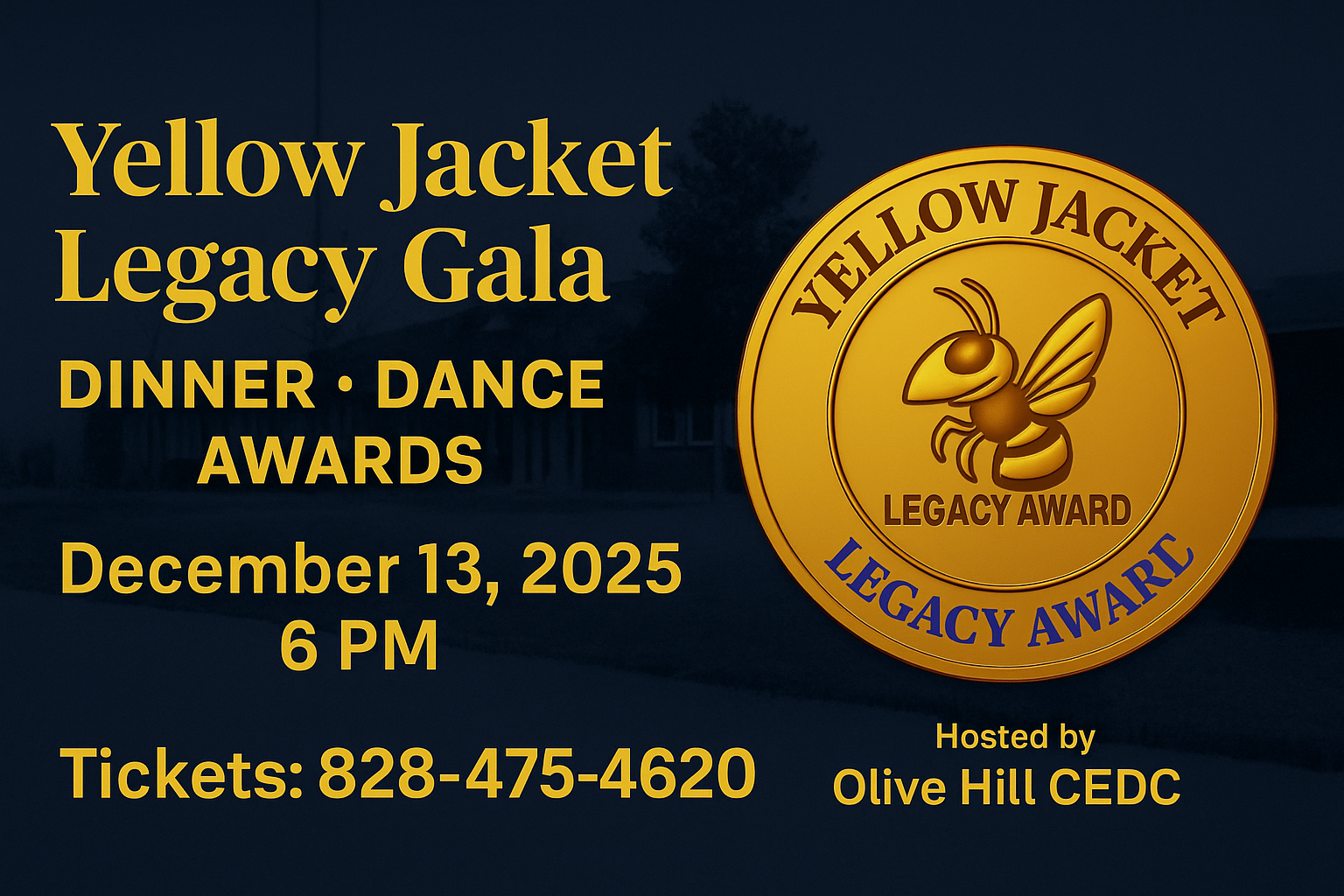 Campaign cover image for Yellow Jacket Legacy Awards Dinner/Dance