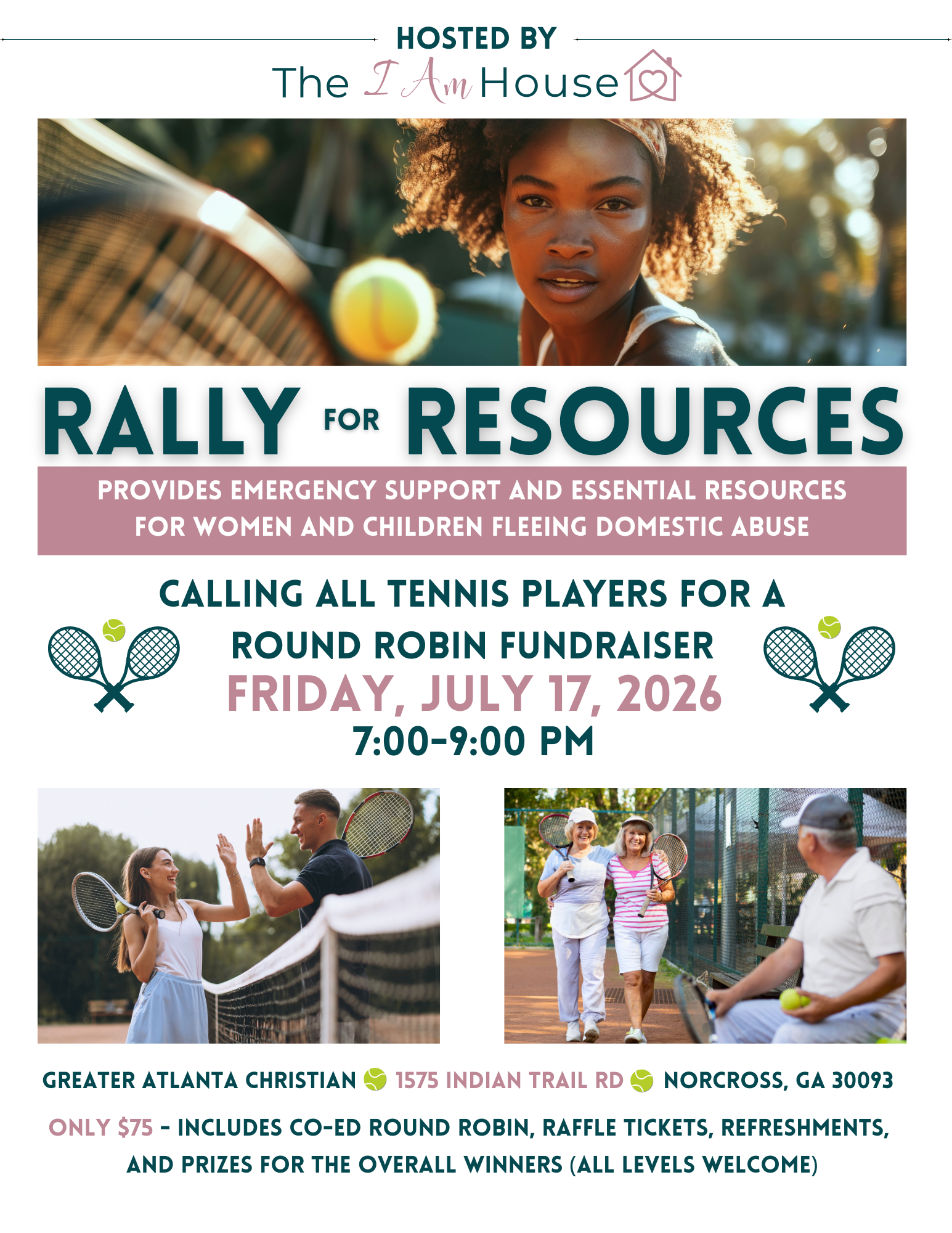 Campaign cover image for Rally for Resources at GAC A Night of Tennis, Community & Impact