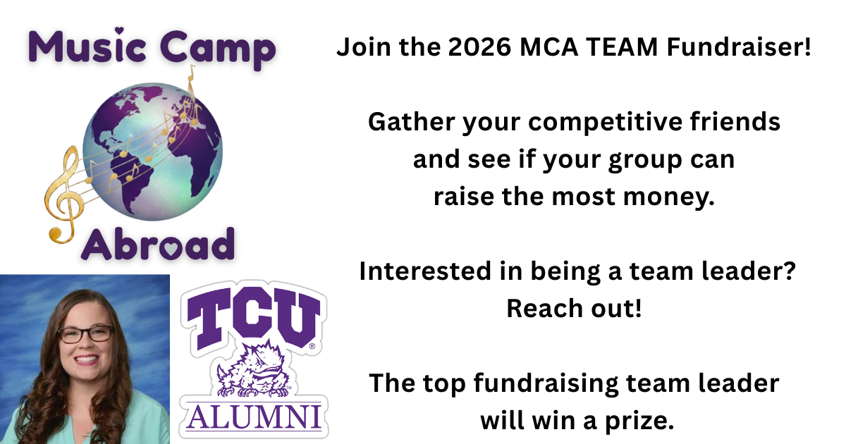 Campaign cover image for 2026 Music Camp Abroad Team Fundraising
