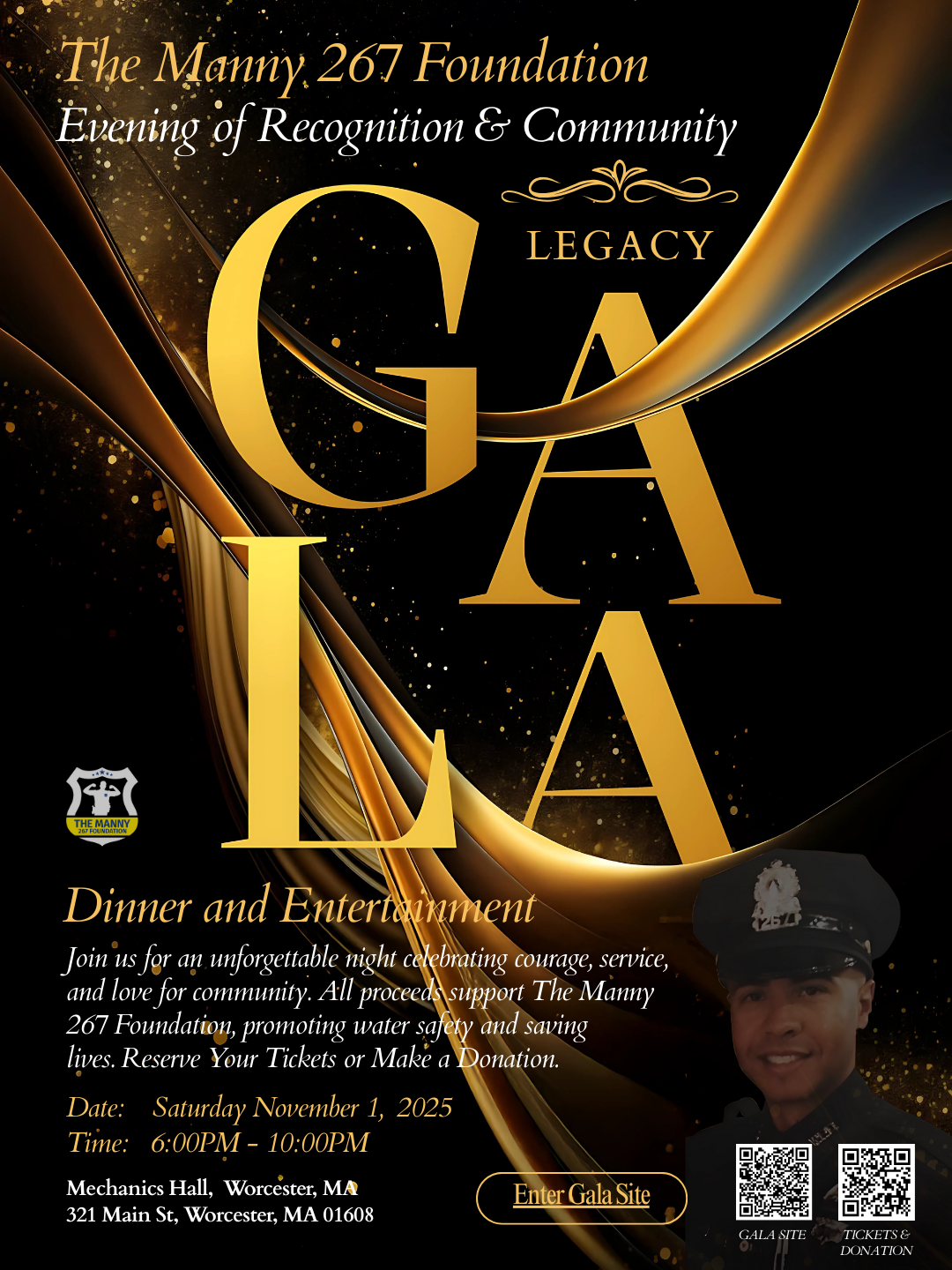 Campaign cover image for Manny 267 Legacy Gala