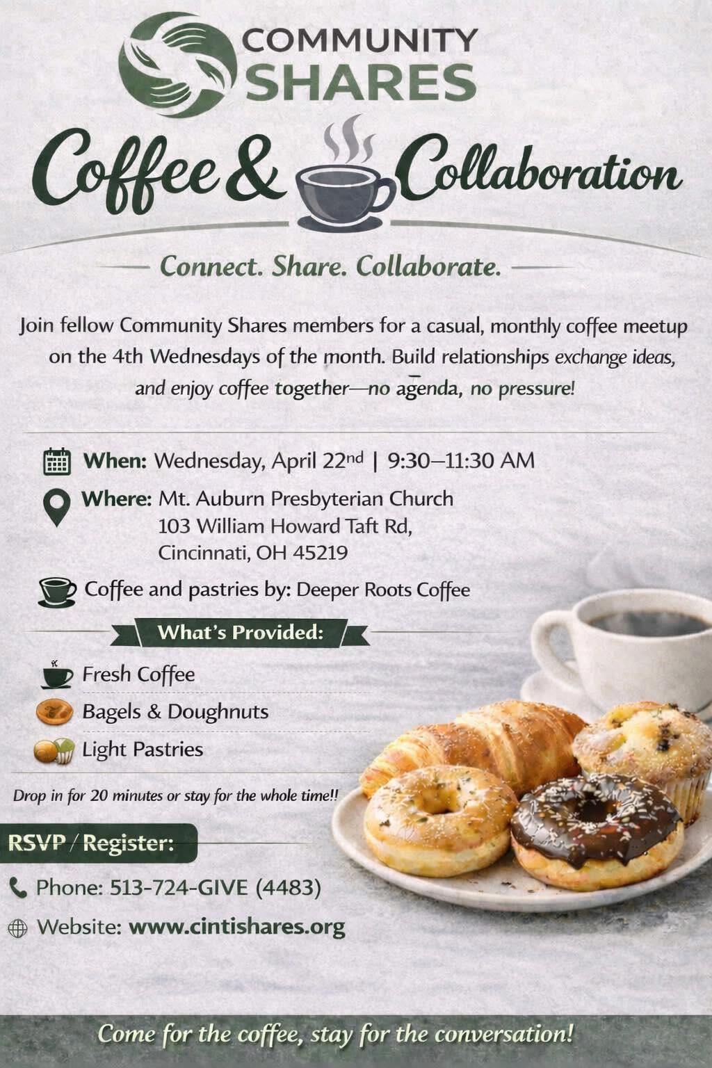 Campaign cover image for Coffee & Collaboration Vendor fee