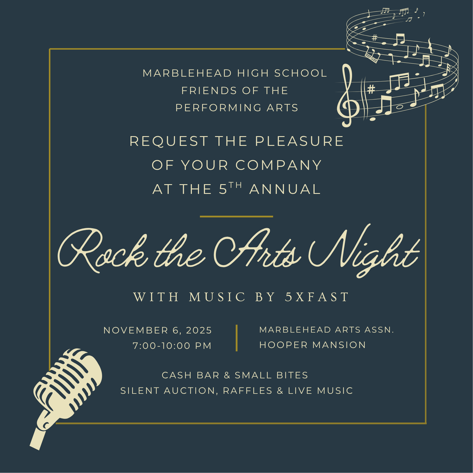 Campaign cover image for 2025 MHS FoPA Rock the Arts Gala