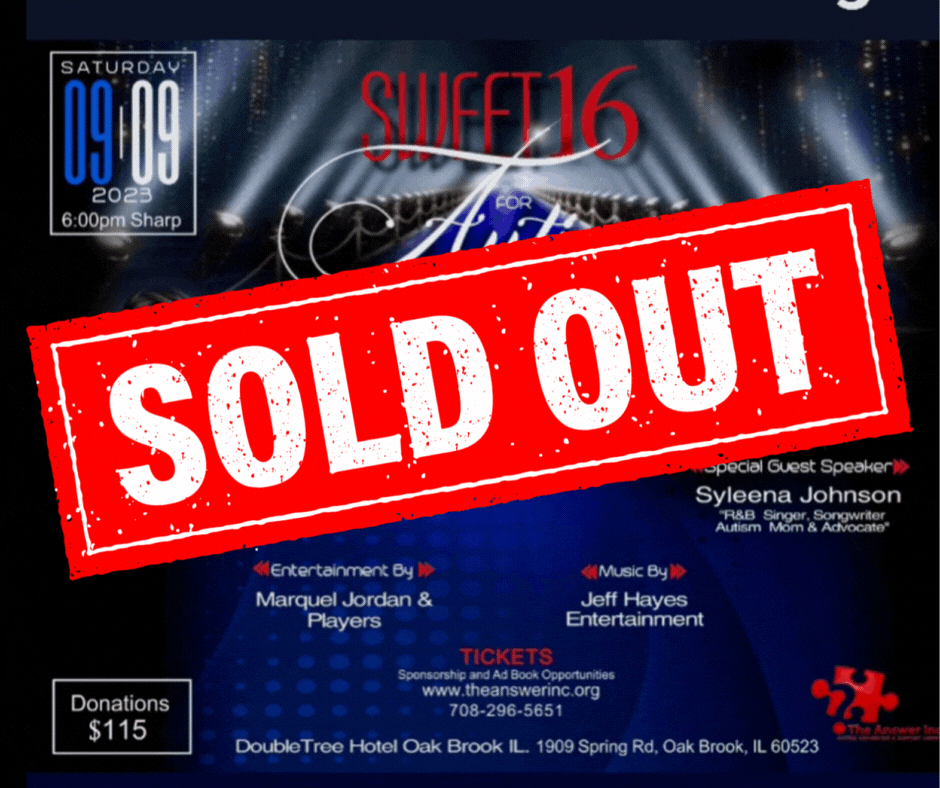 Campaign cover image for The Answer Inc.'s  Sweet 16 for Autism Gala