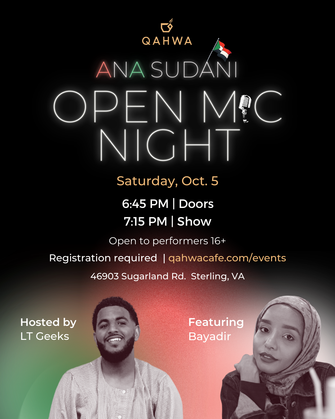 Campaign cover image for Open Mic Oct. 5th