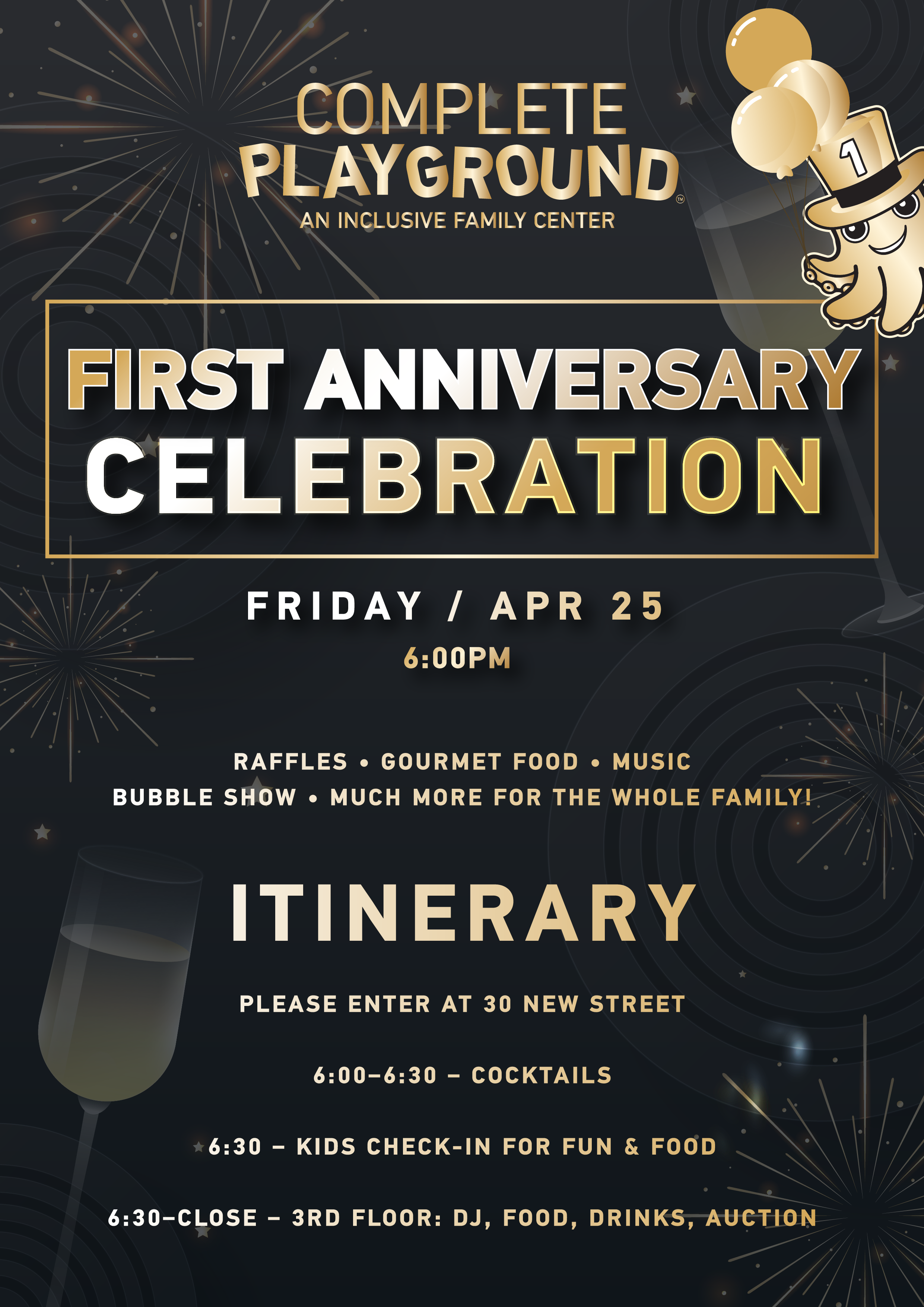 Campaign cover image for Complete Playground First Anniversary Celebration