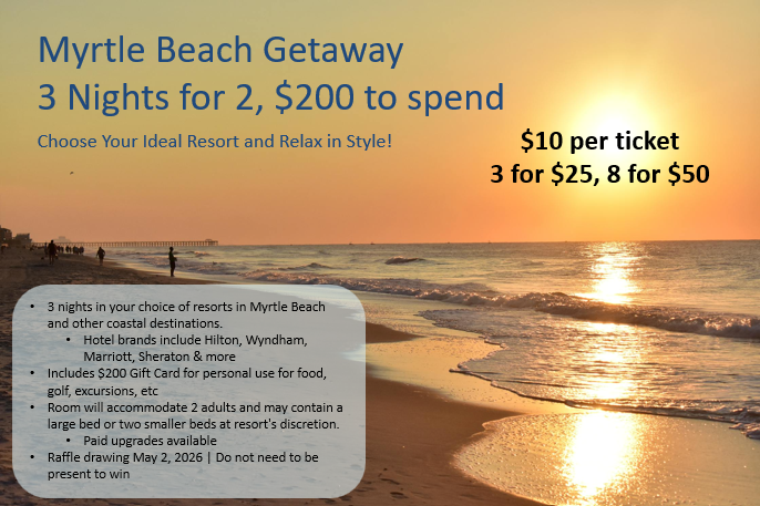 Campaign cover image for Myrtle Beach Raffle 2026