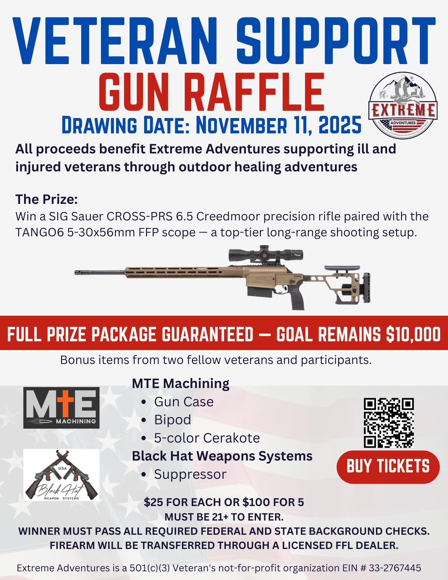 Campaign cover image for Win a SIG Sauer CROSS-PRS 6.5 Creedmoor + TANGO6 Scope