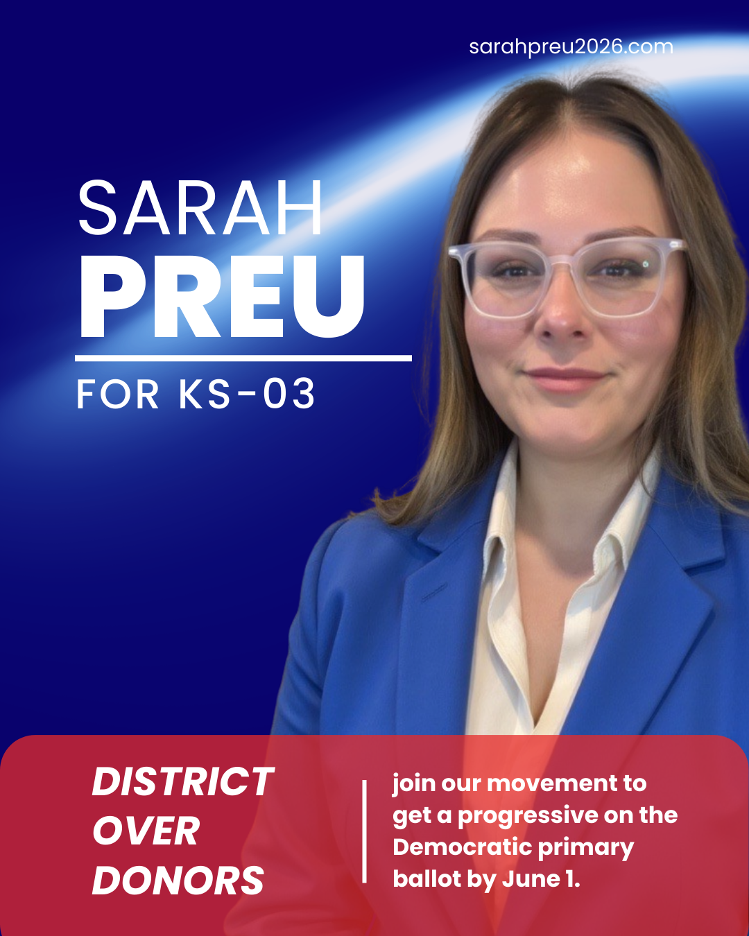 Campaign cover for Committee for Sarah Preu for KS