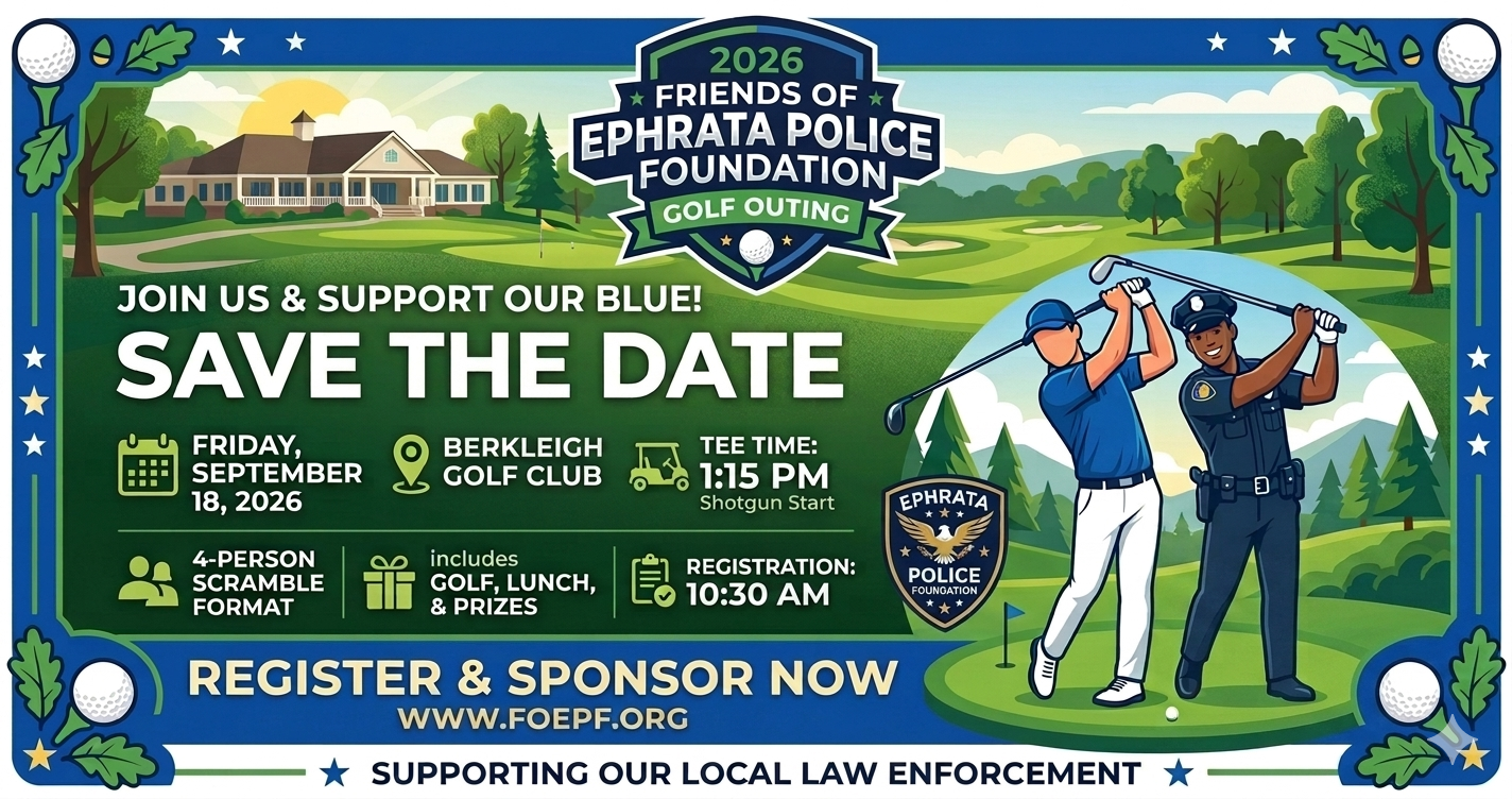 Campaign cover image for 2026 Friends of Ephrata Police Golf Outing