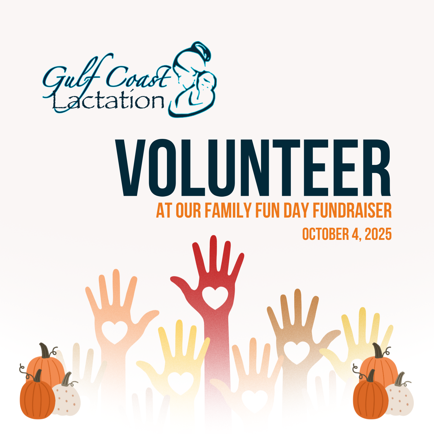 Campaign cover image for Volunteers - Gulf Coast Lactation Family Fun Day Fundraiser