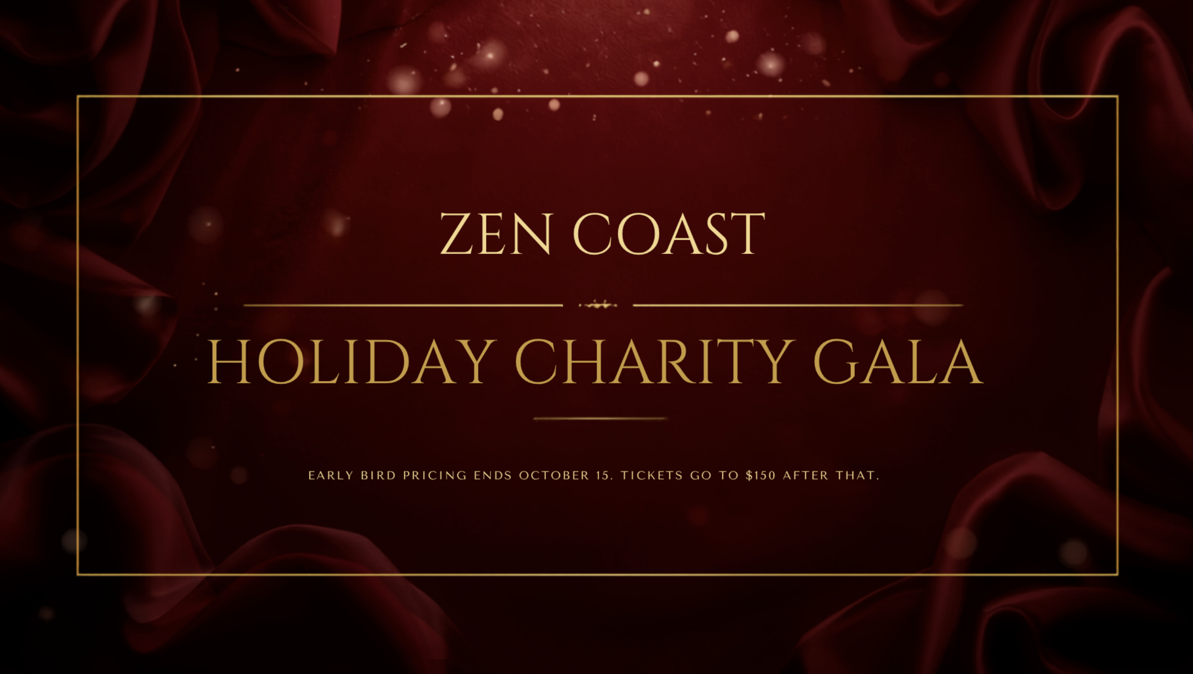 Campaign cover image for Zen Coast Holiday Charity Gala 2026