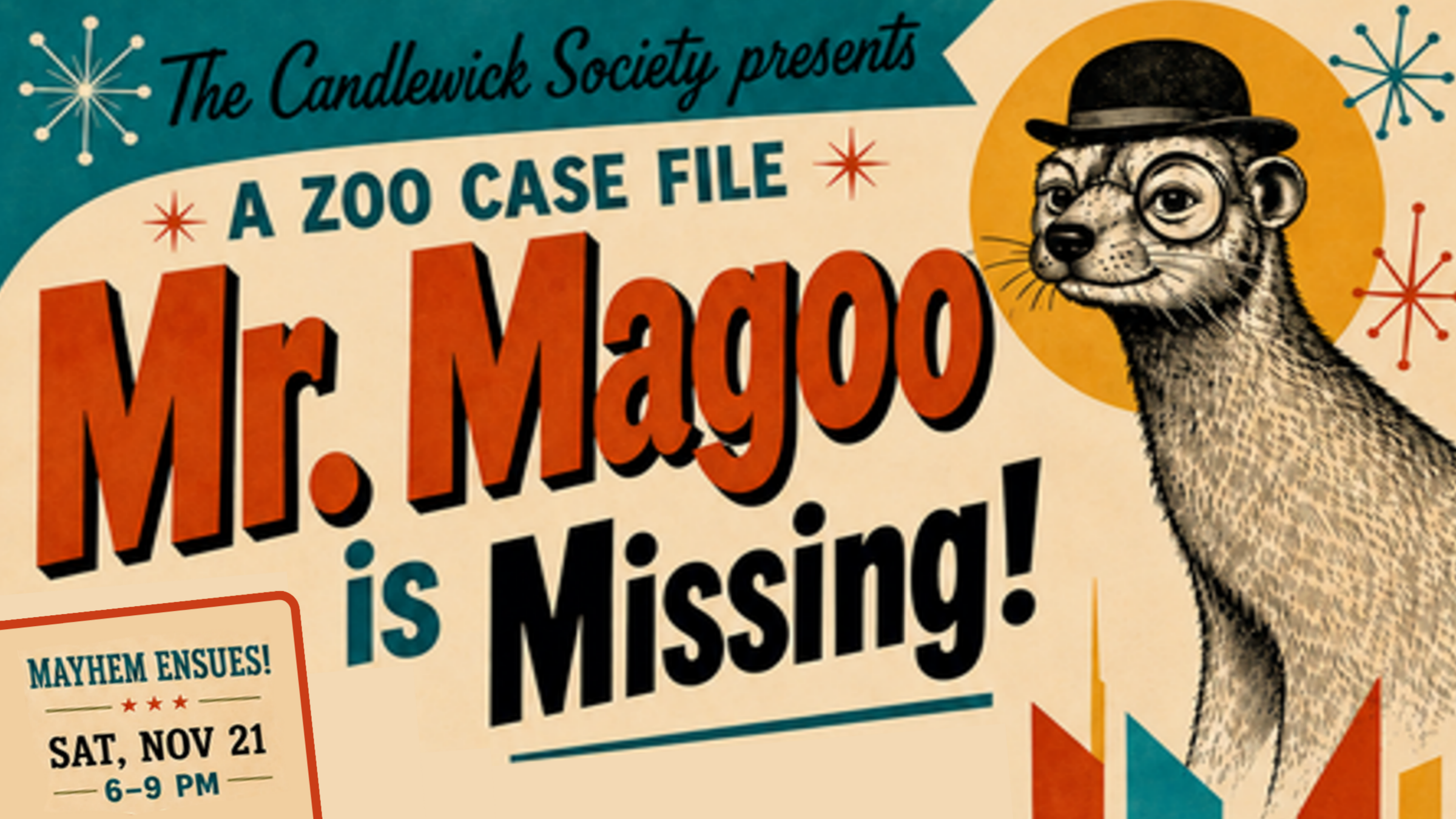 Campaign cover image for Mr. Magoo is MISSING | Mystery Game