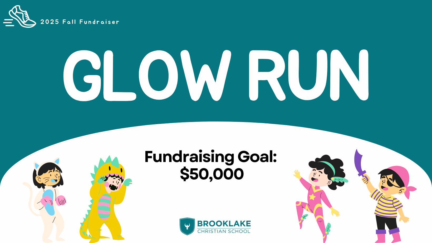 Campaign cover image for 2025 BCS Glow Run