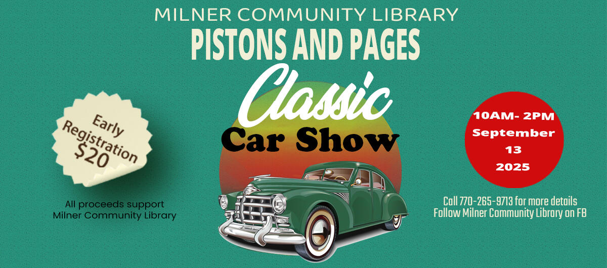 Campaign cover image for Pistons and Pages Car Show 2025