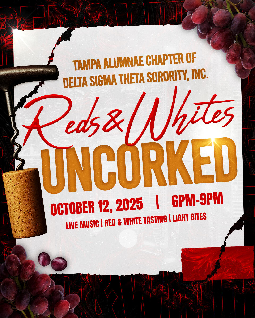 Campaign cover image for 2025 Reds and Whites Uncorked