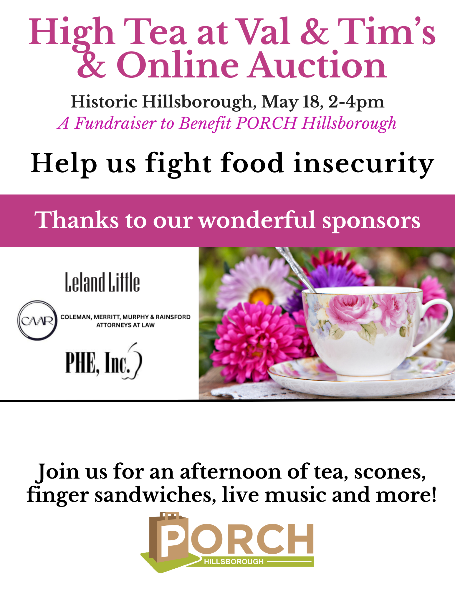 Campaign cover image for High Tea at Val & Tim's