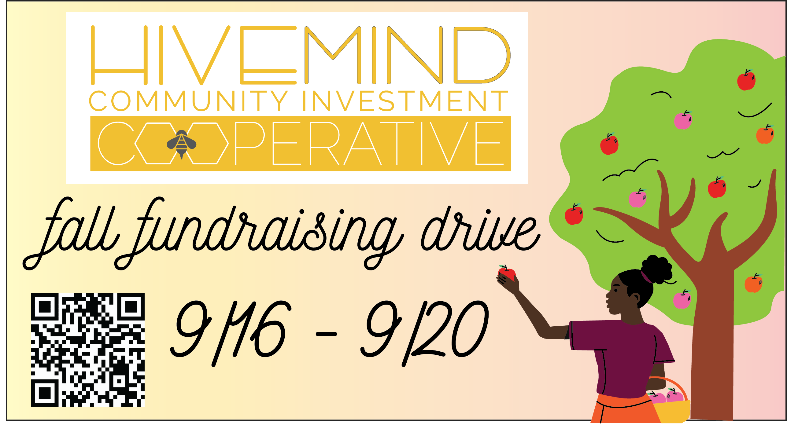 Campaign cover image for Hive Mind's Fall Fundraising Drive