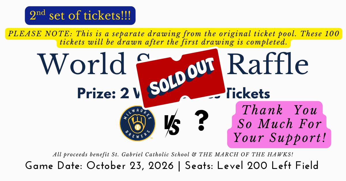Campaign cover image for Brewers World Series Raffle | 2nd SET OF TICKETS