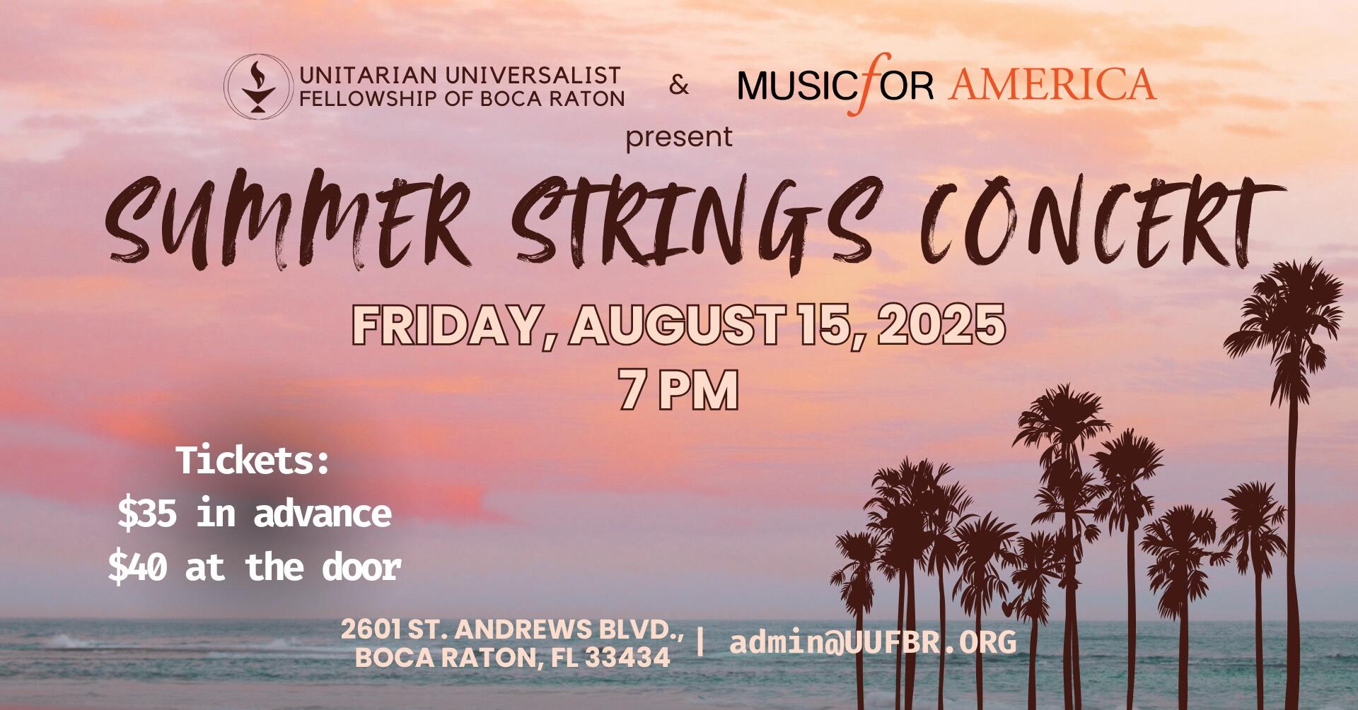 Campaign cover image for Summer Strings Festival