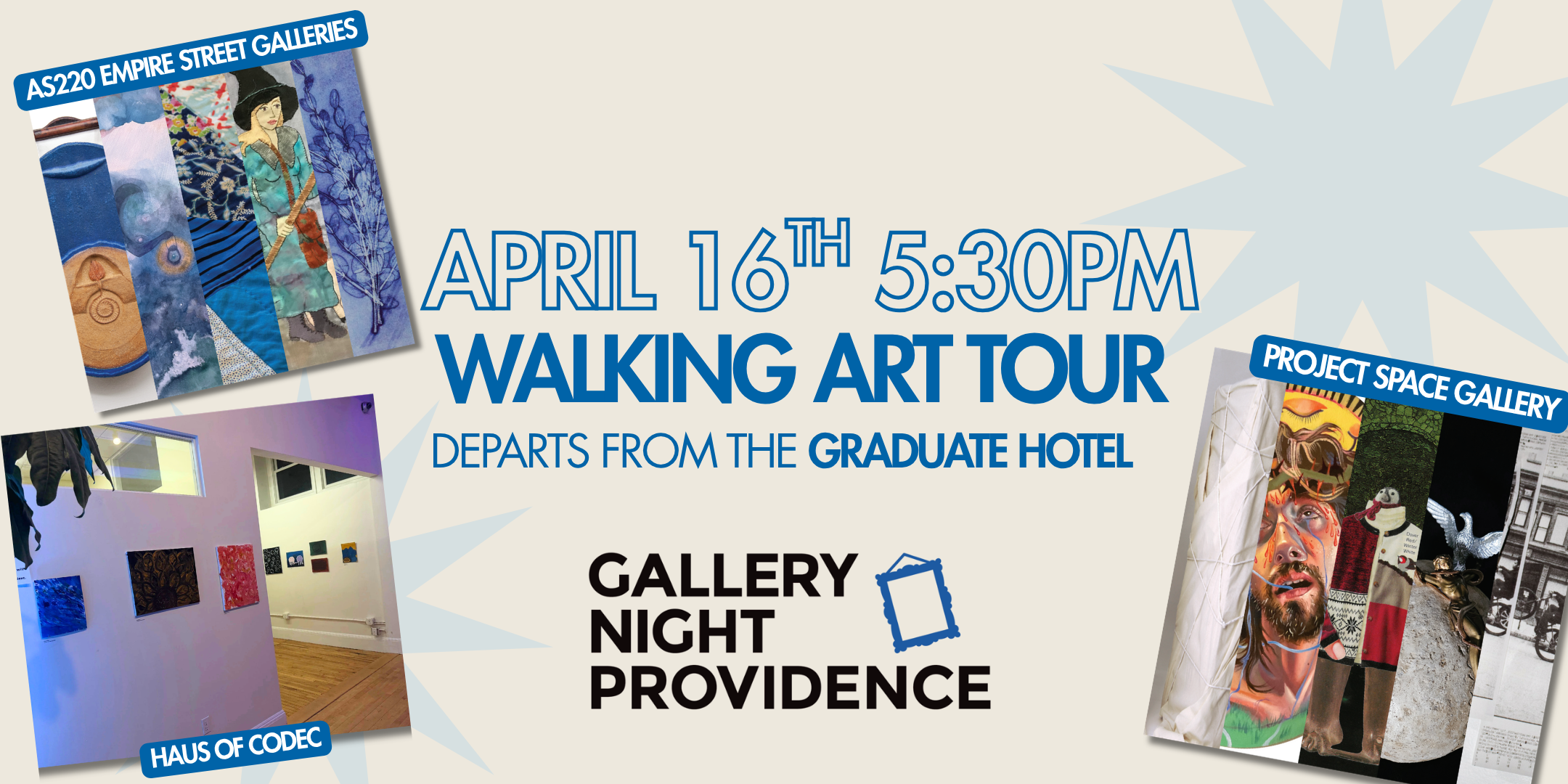 Campaign cover image for Gallery Night 2026 - April 16th 5:30pm Walking Tour