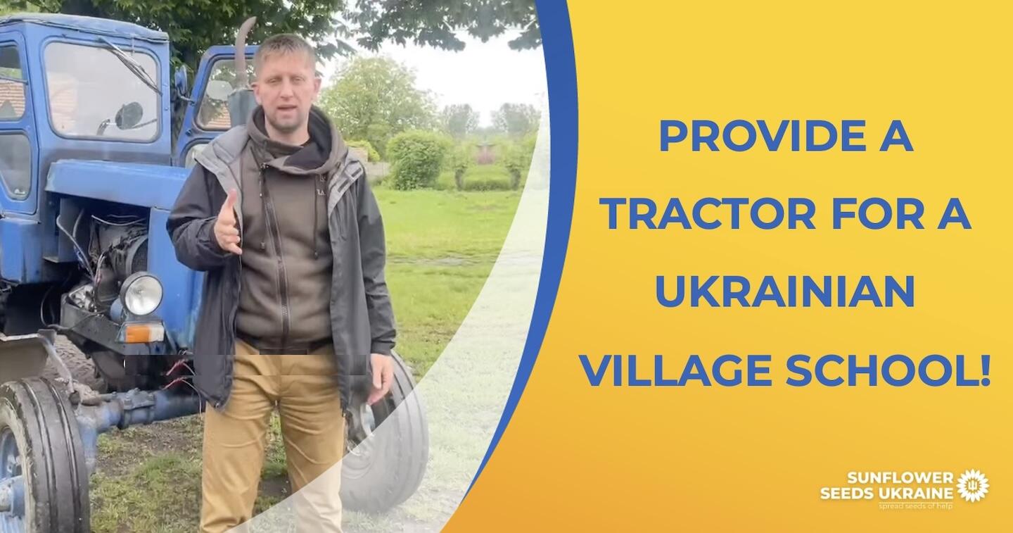 Campaign cover image for Provide A Tractor for a Ukrainian Village School!