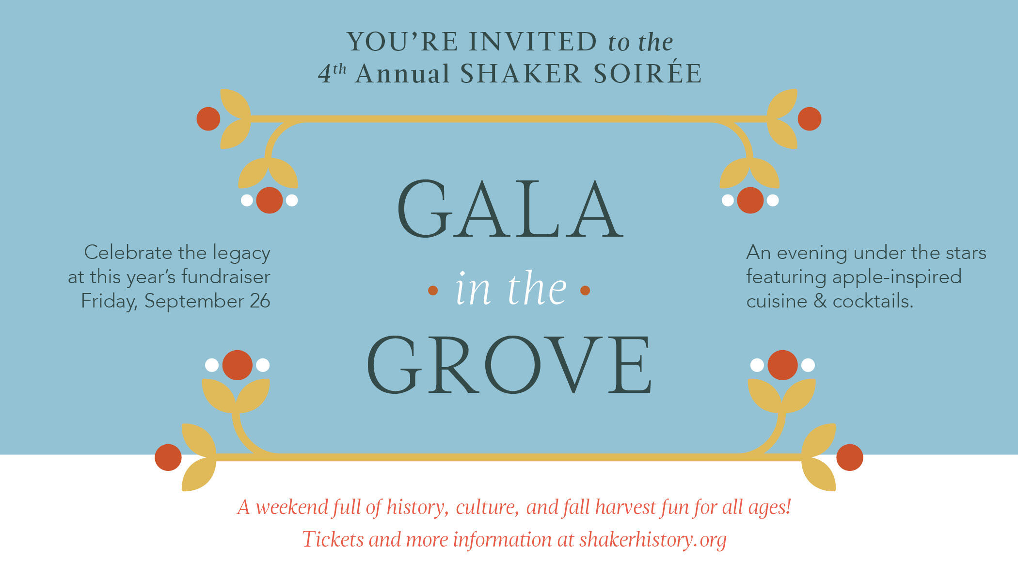 Campaign cover image for Shaker Soirée: Gala in the Grove