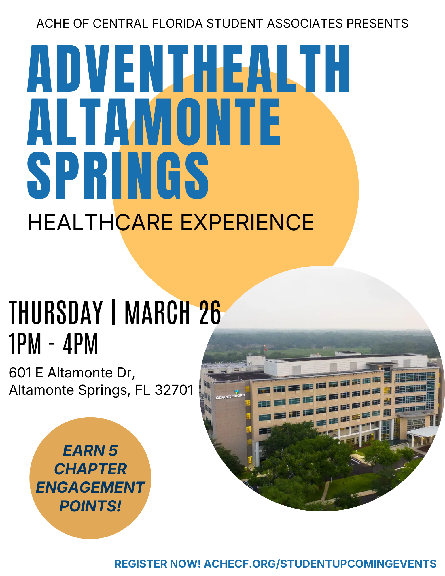 Campaign cover image for SA: 03262026 AdventHealth Altamonte Springs - Healthcare Experience