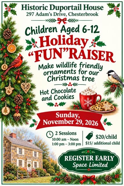 Campaign cover image for Holiday "FUN"raiser at Historic Duportail House